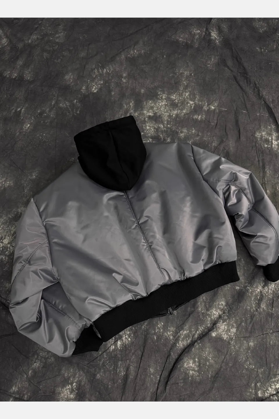 Double Evil 3M Thinsulate Double Side Hooded Bomber Cotton Jacket