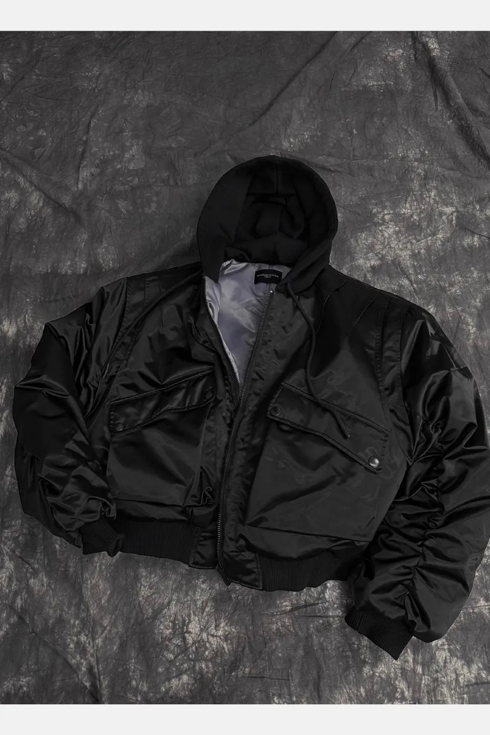 Double Evil 3M Thinsulate Double Side Hooded Bomber Cotton Jacket