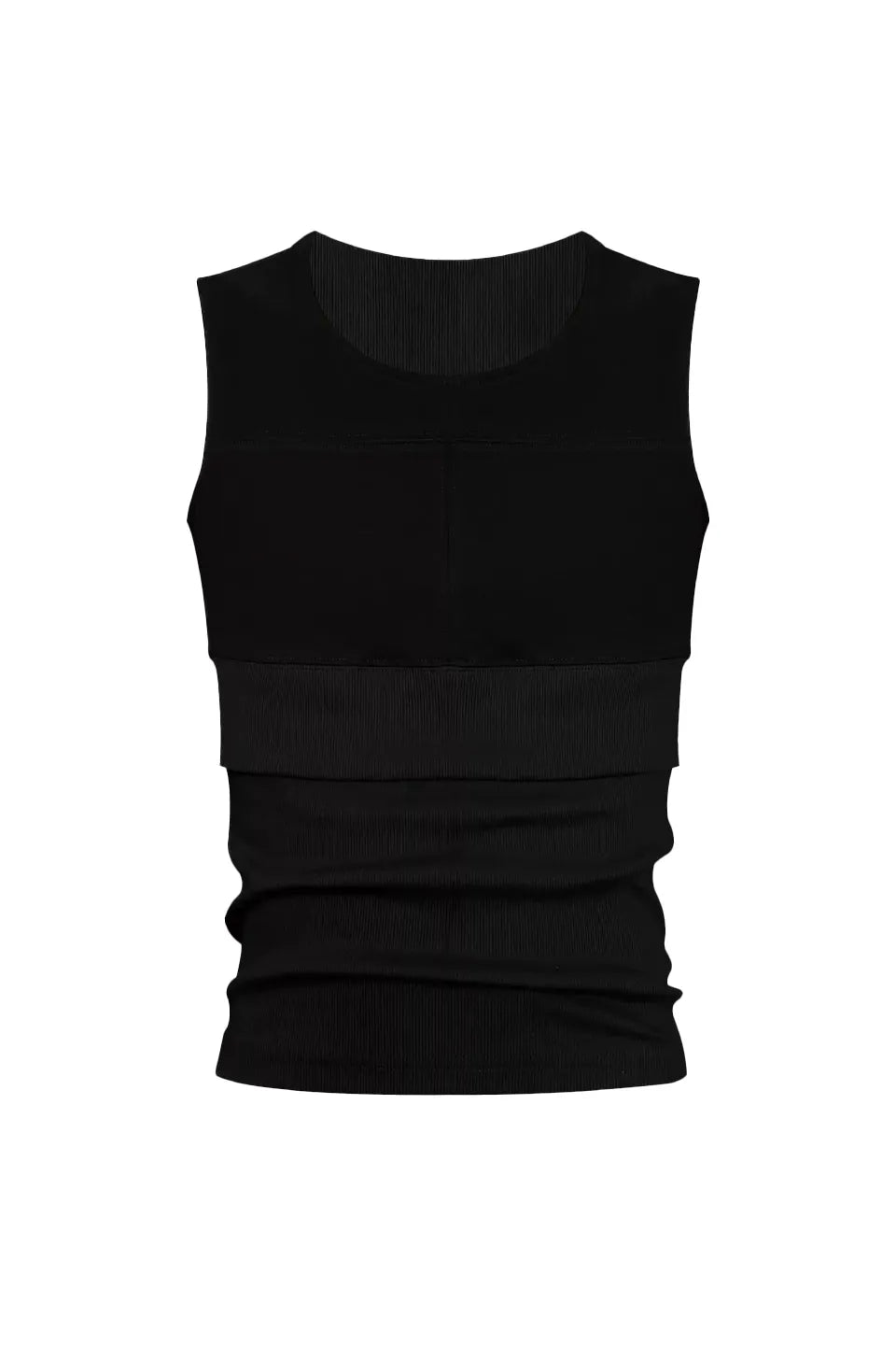 ATA NOTHINGNESS | Double Layered Cross Stitch Tank Top タンクトップ