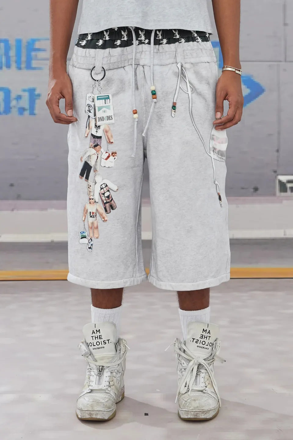 Double Waist Doll Sweat Shorts