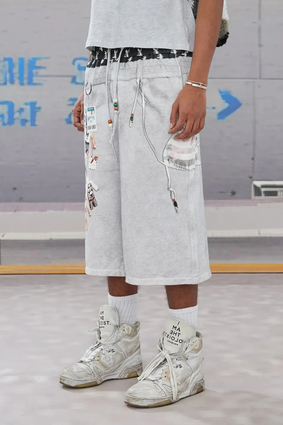 Double Waist Doll Sweat Shorts