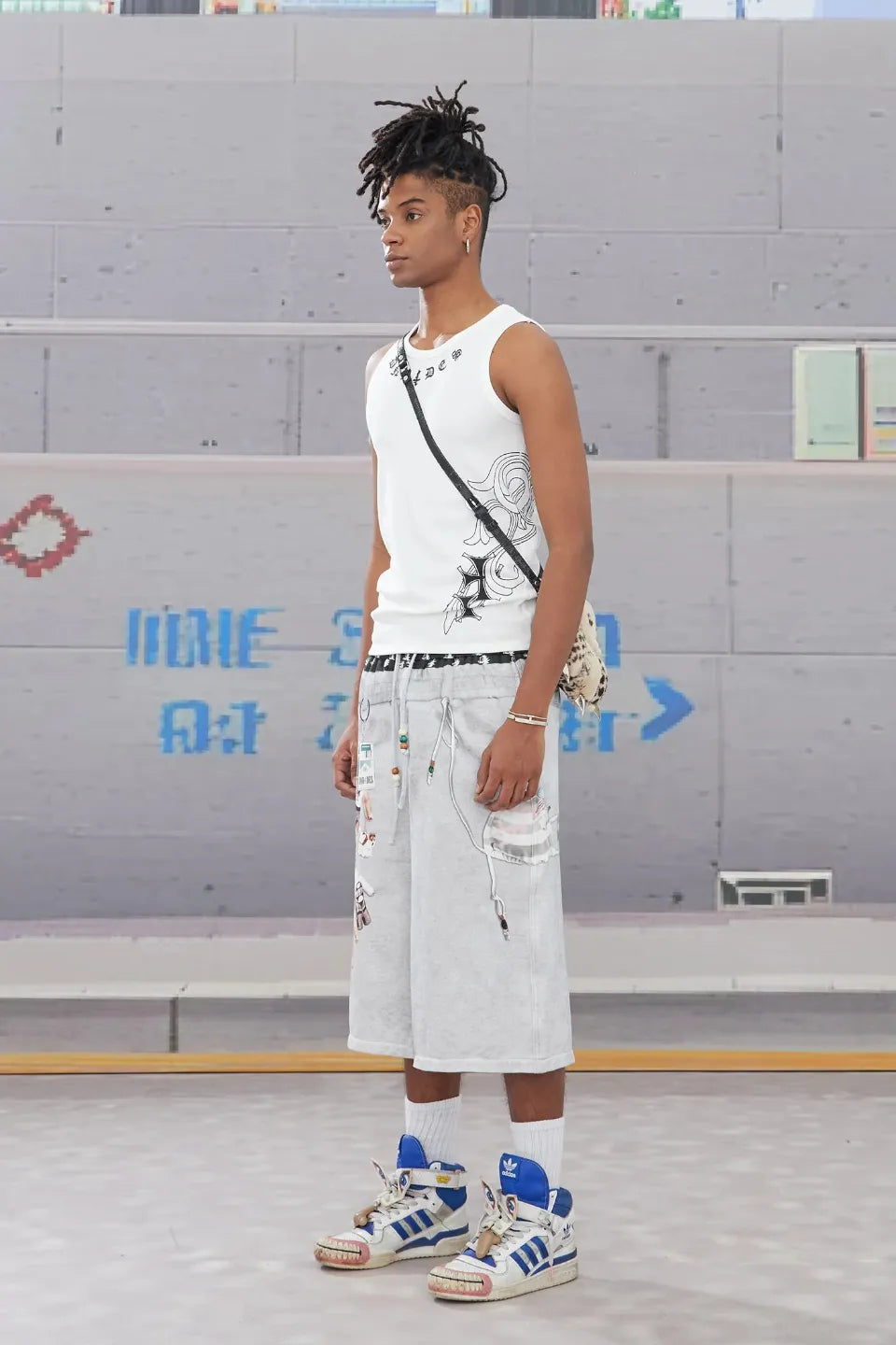 Double Waist Doll Sweat Shorts