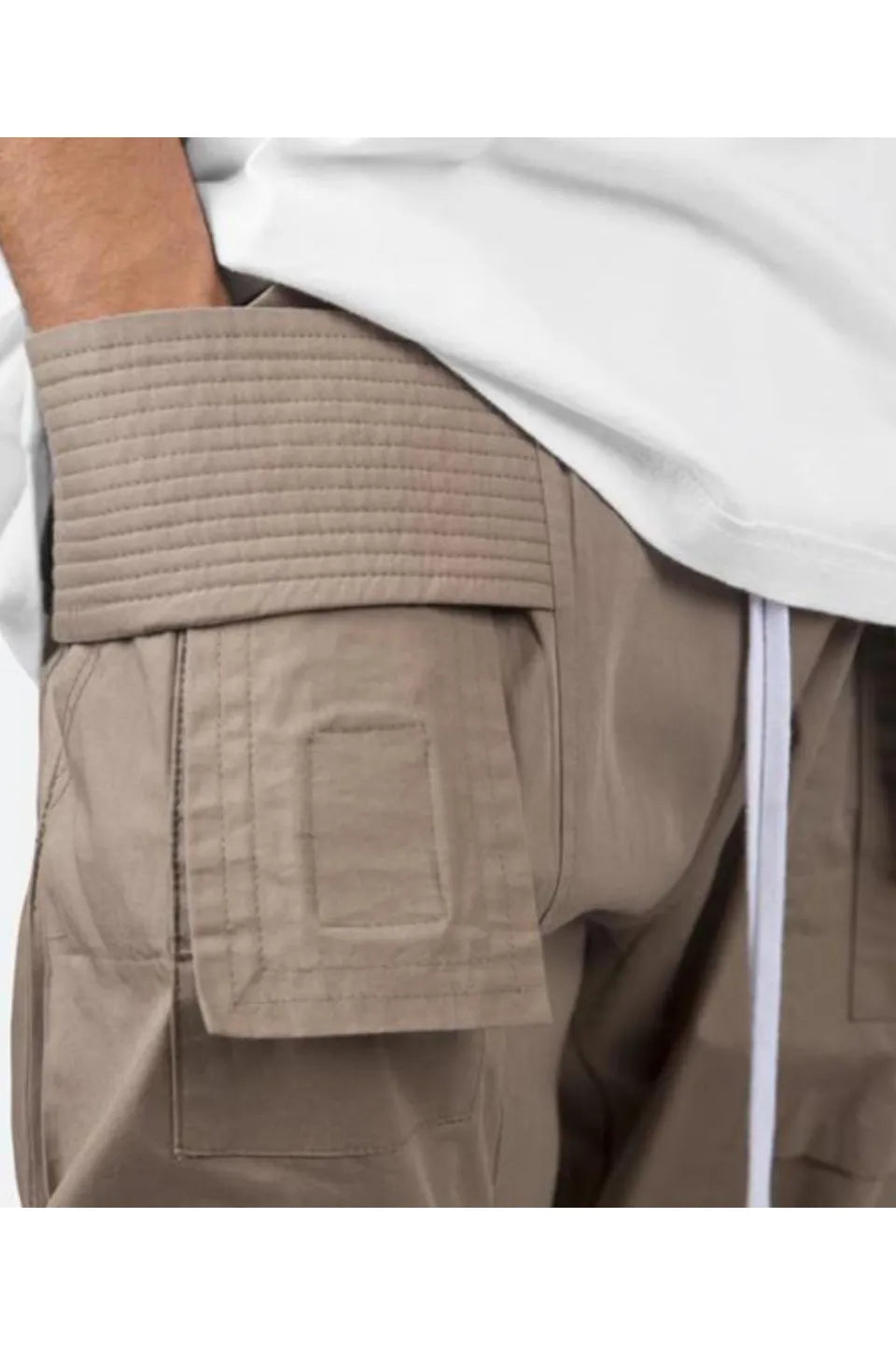 Drop Crotch Cargo Pants