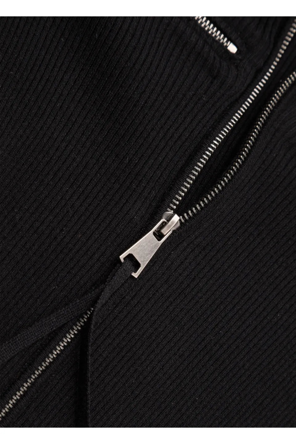 Dual Zip High Neck Knit