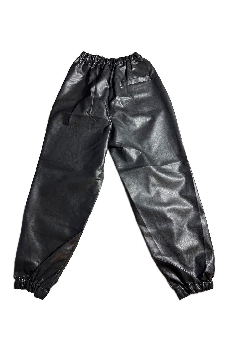 Eco Leather Track Pants