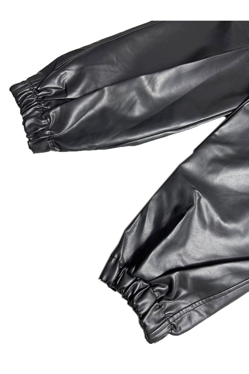 Eco Leather Track Pants