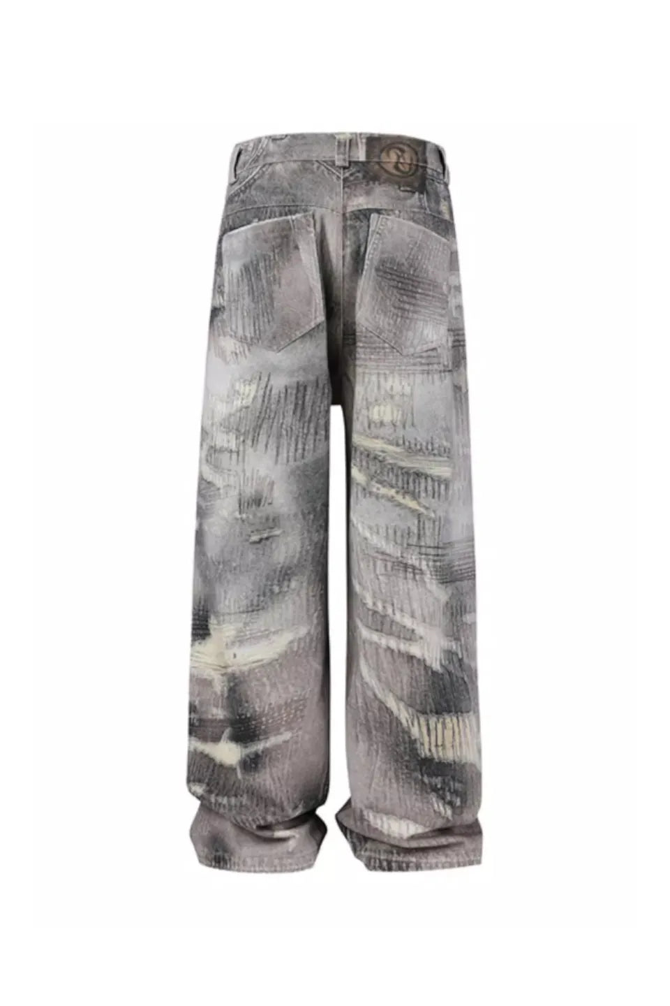 Fake Two Piece Underwear Wearing Baggy Jeans