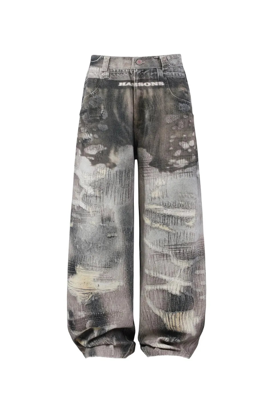 Fake Two Piece Underwear Wearing Baggy Jeans
