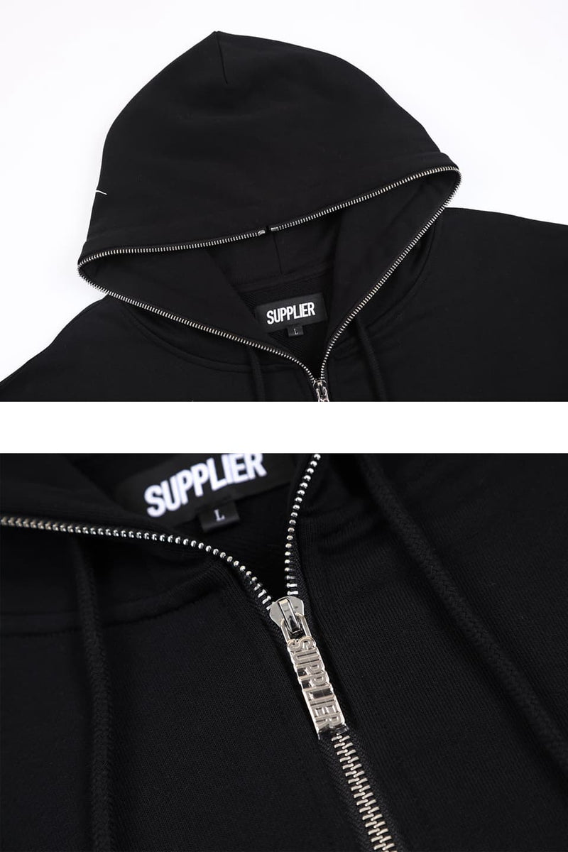 Supplier - Fire Pattern Rhinestone Zip Hoodie サプライヤー