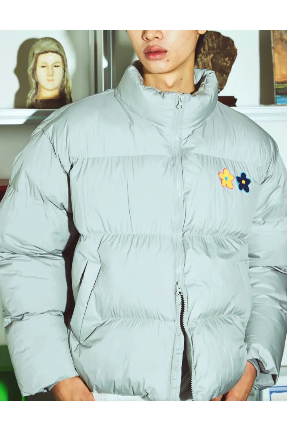 Flower Puffer Jacket