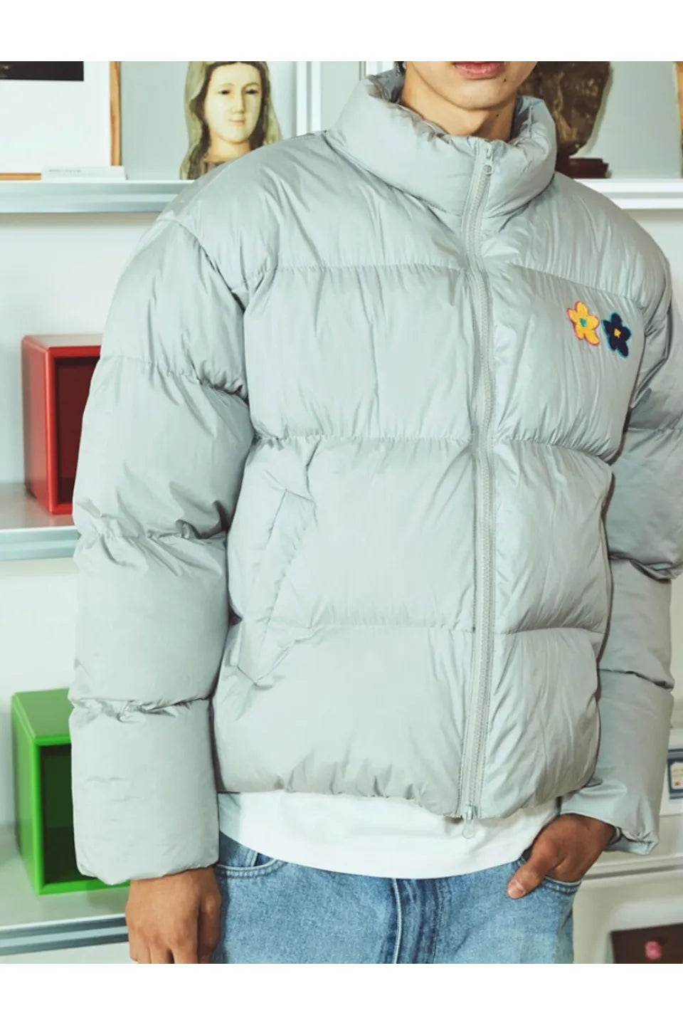 Flower Puffer Jacket