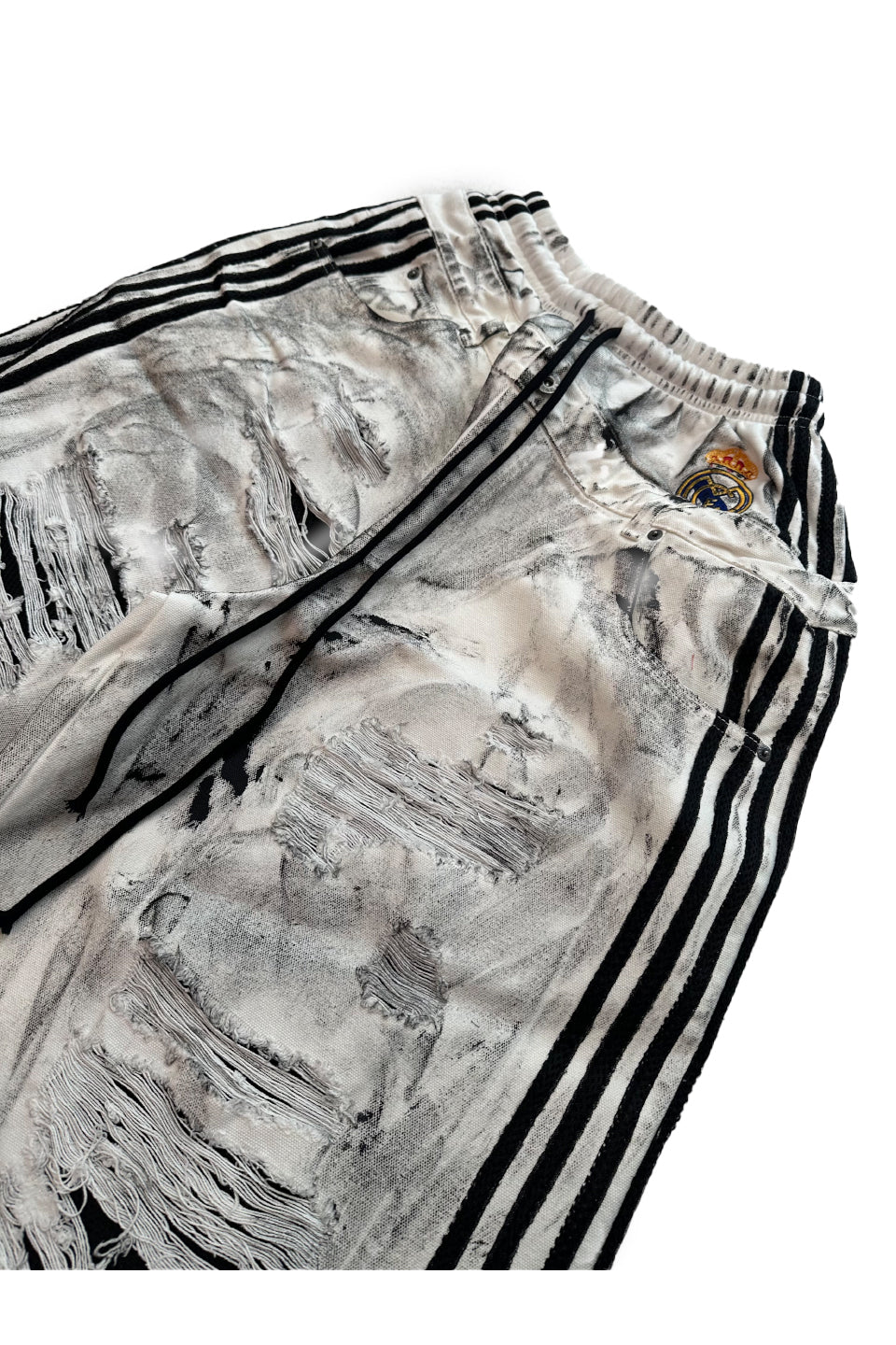 Football Punks White Canvas Pants
