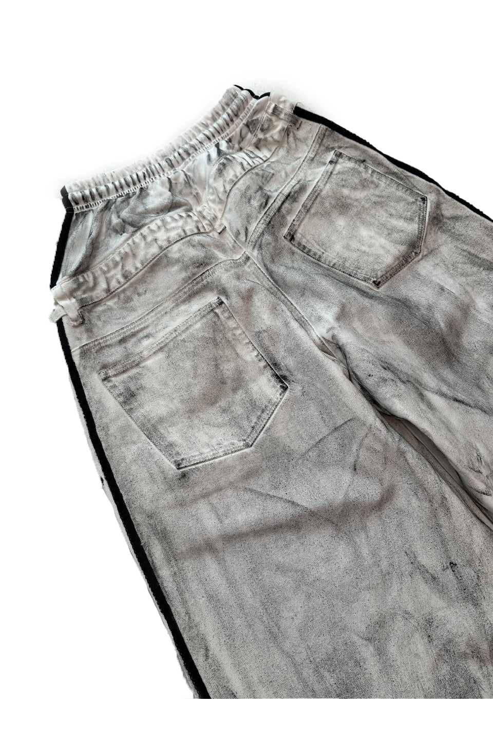 Football Punks White Canvas Pants
