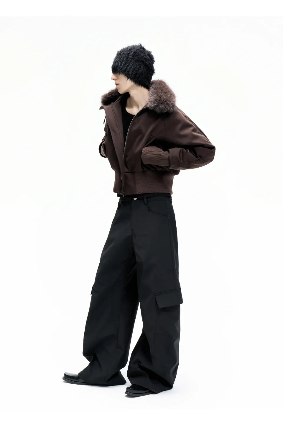 Fur Hooded Parka Jacket