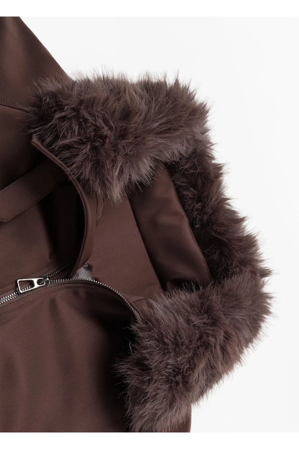 Fur Hooded Parka Jacket