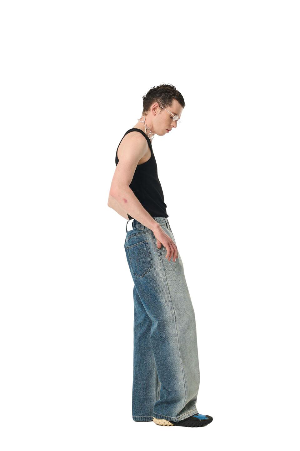 Gradient Water Washing Jeans