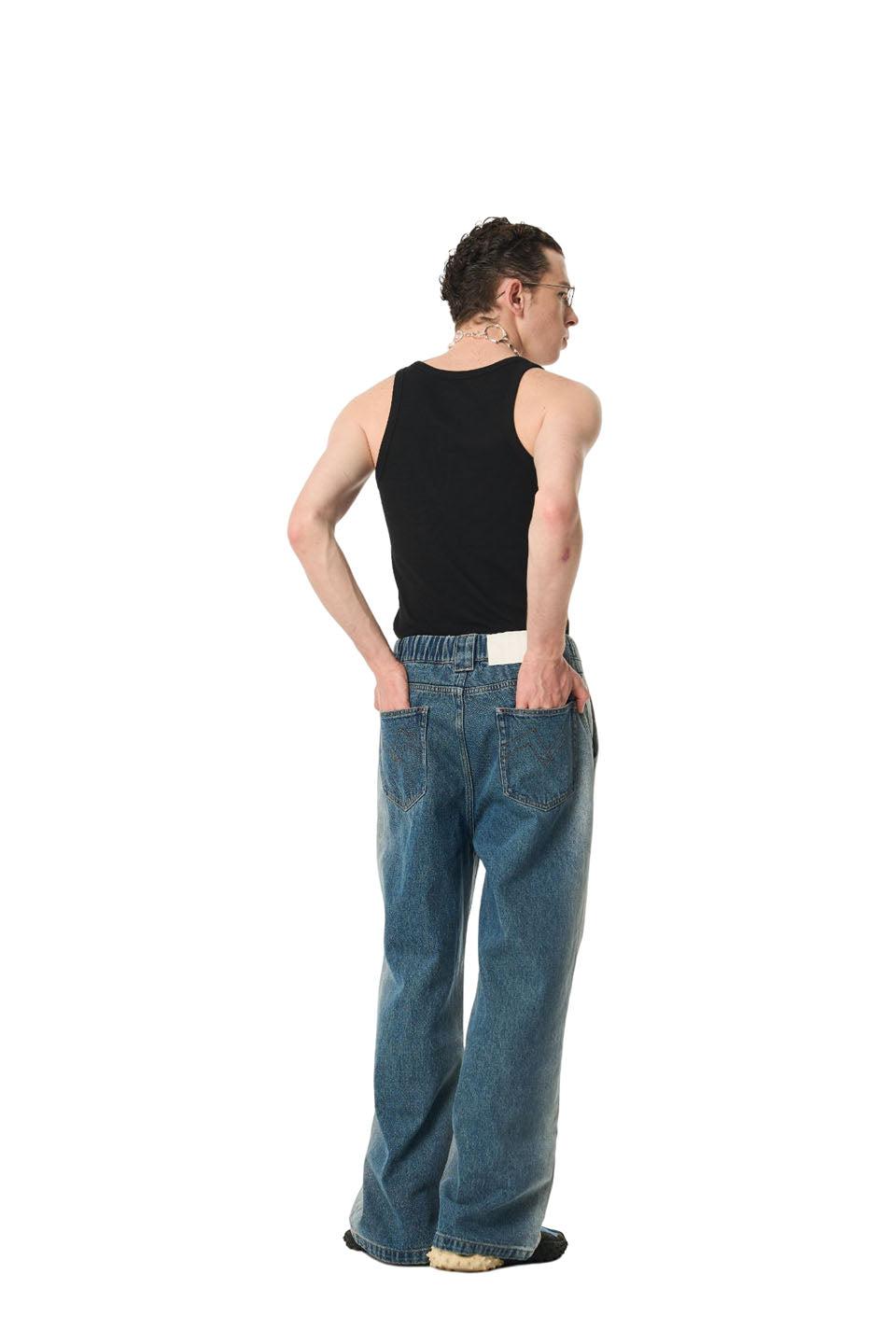 Gradient Water Washing Jeans