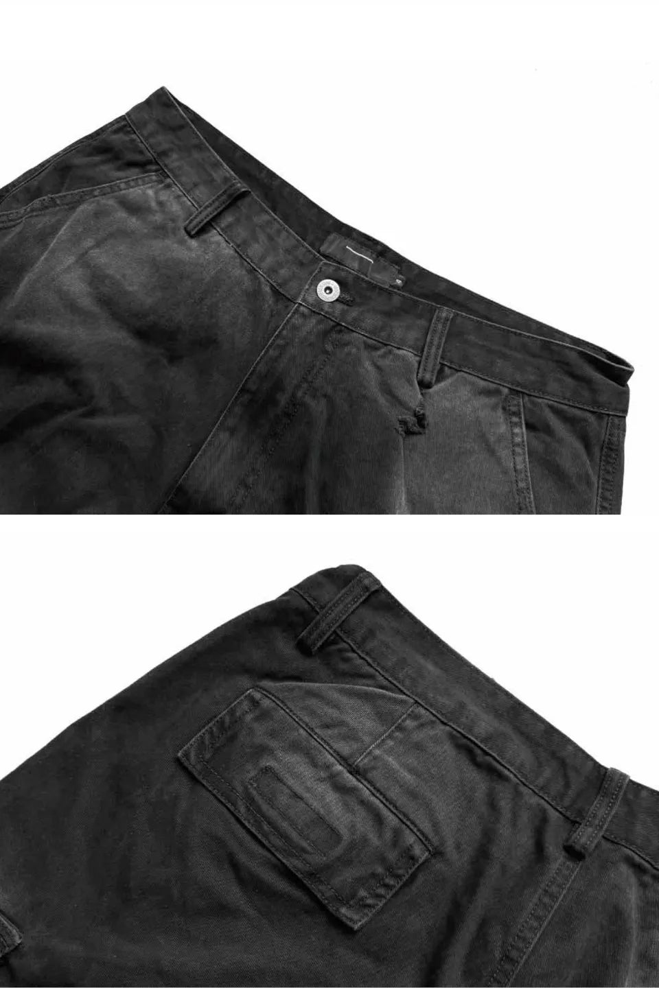 Hand Distressed Spray Wash Cargo Shorts