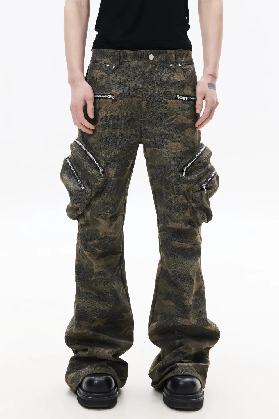 Heavy Camo Cargo Pants
