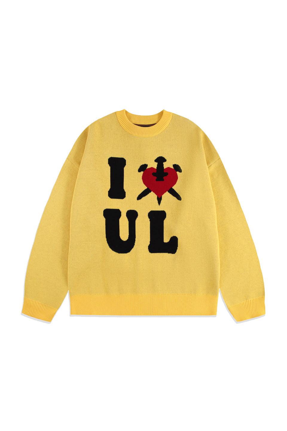 I LUV UL Jacquard Knit