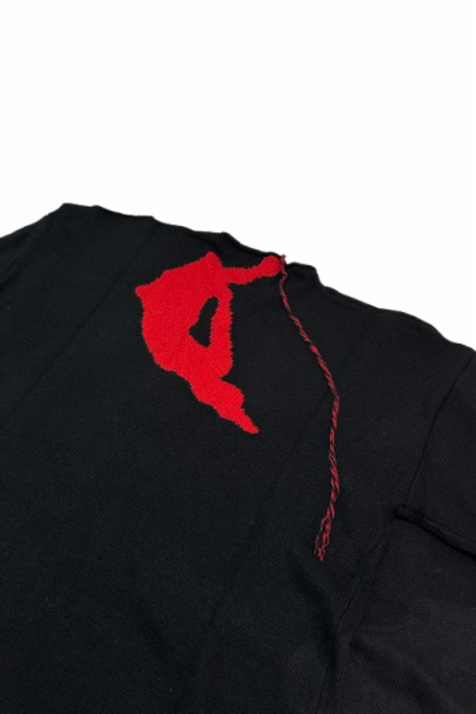 Jacquard Logo Cord Knit