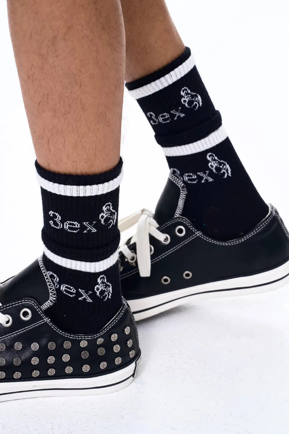 Layered Horse Logo Socks