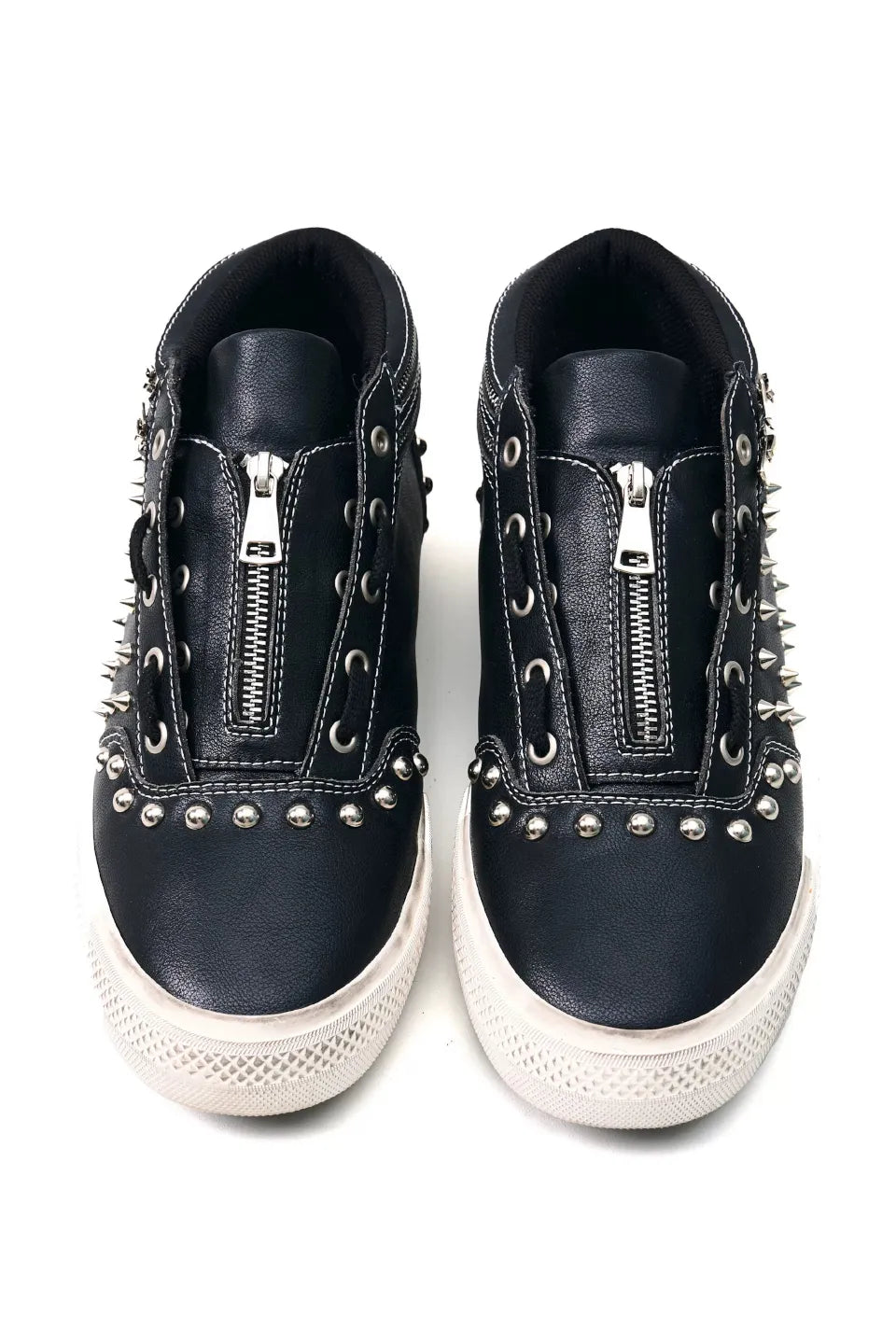 Layered Zip Up Platform Shoes
