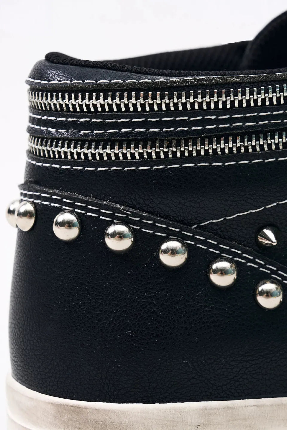 Layered Zip Up Platform Shoes