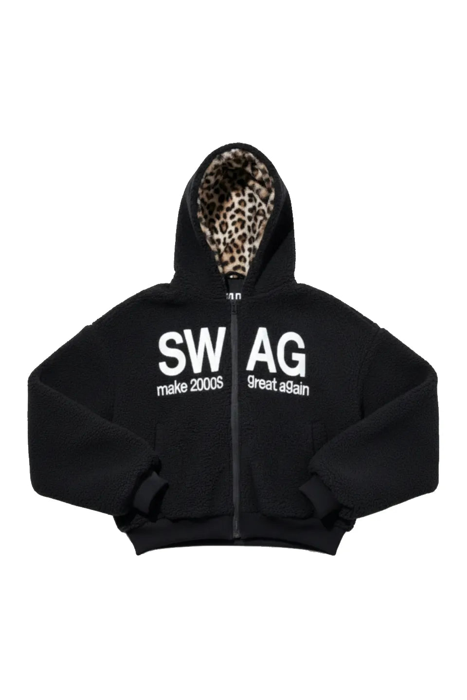 RYE CHASIN ライチェイシン｜Leopard Faux Fur & Black Polar Fleece