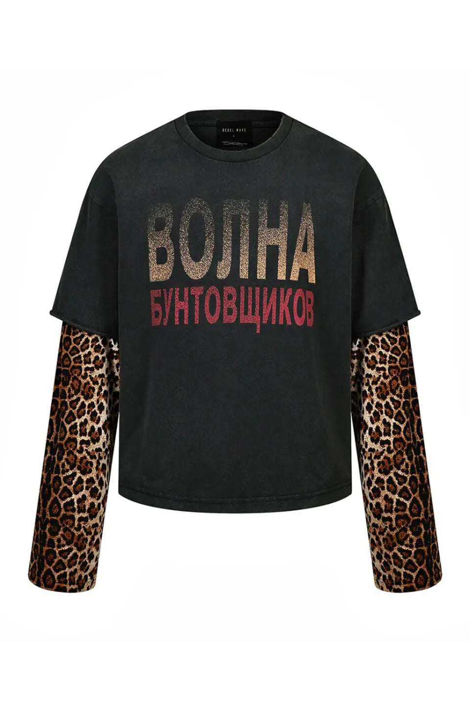 REBEL WAVE | Leopard Print Layered LS Tee レオパードロンT