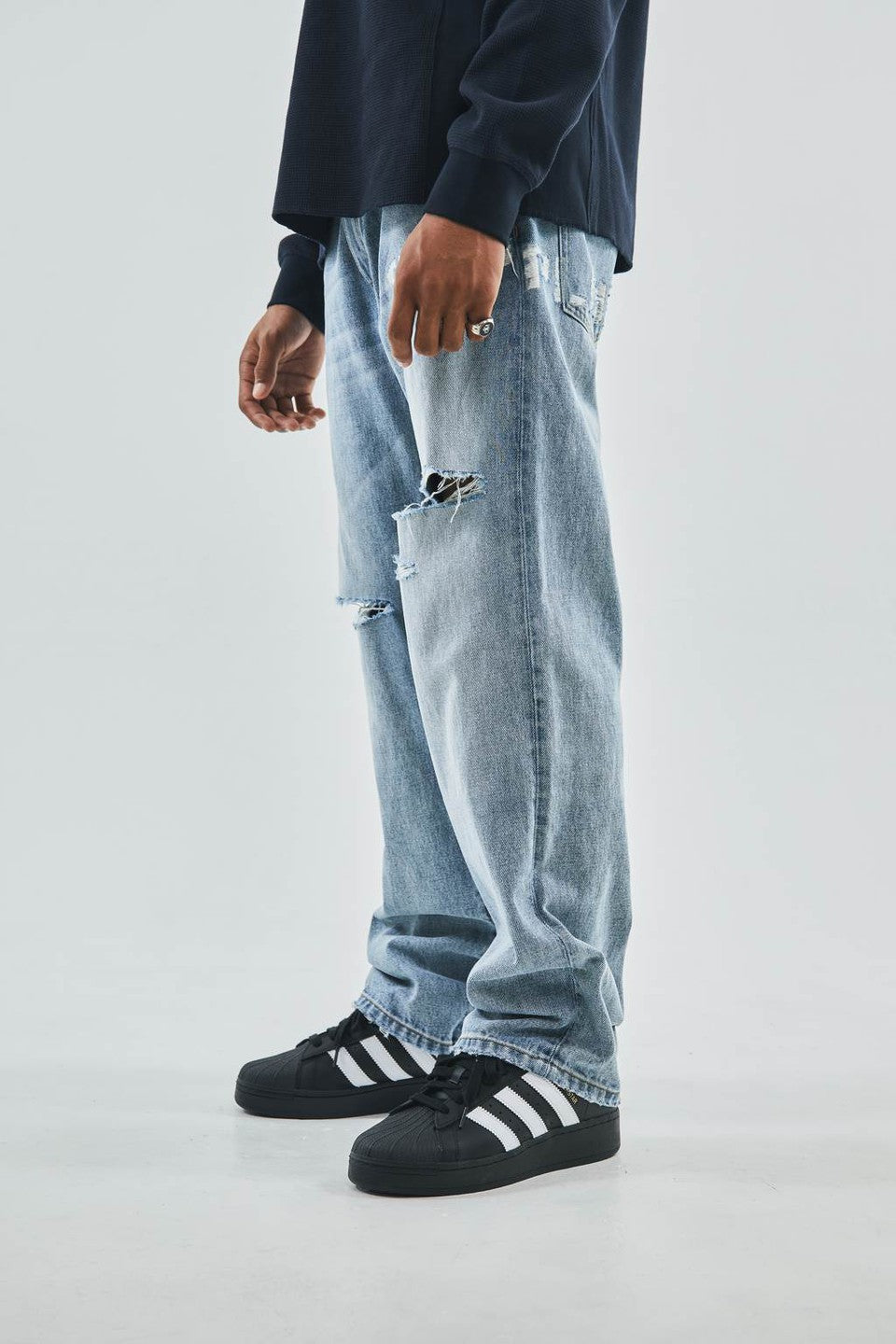 Logo Denim Pants