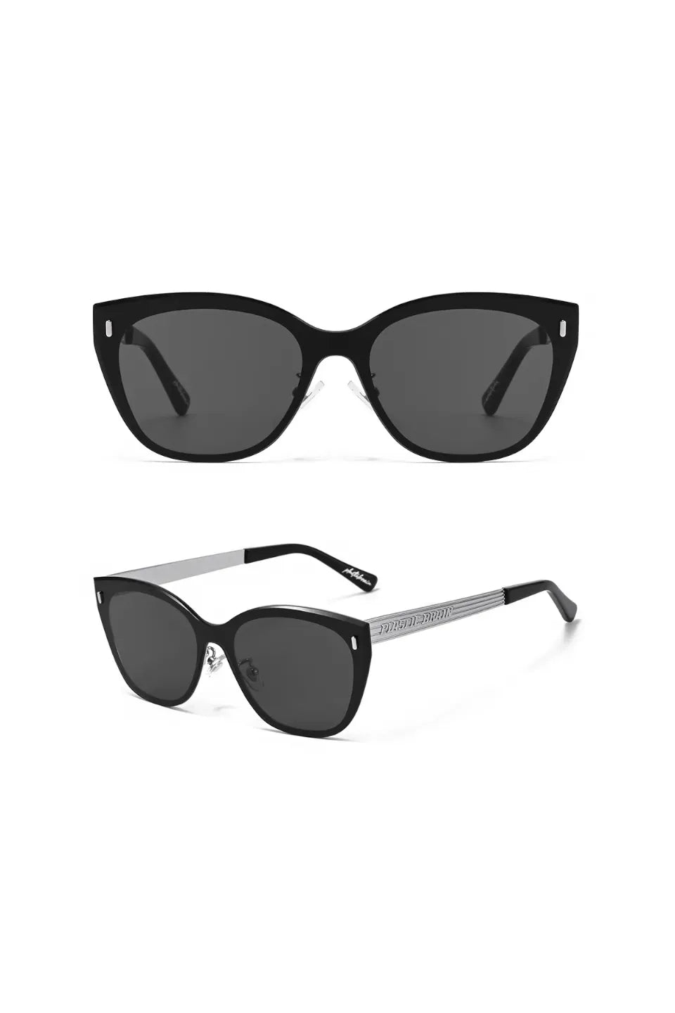 Logo Temple Cat Eye Sunglasses