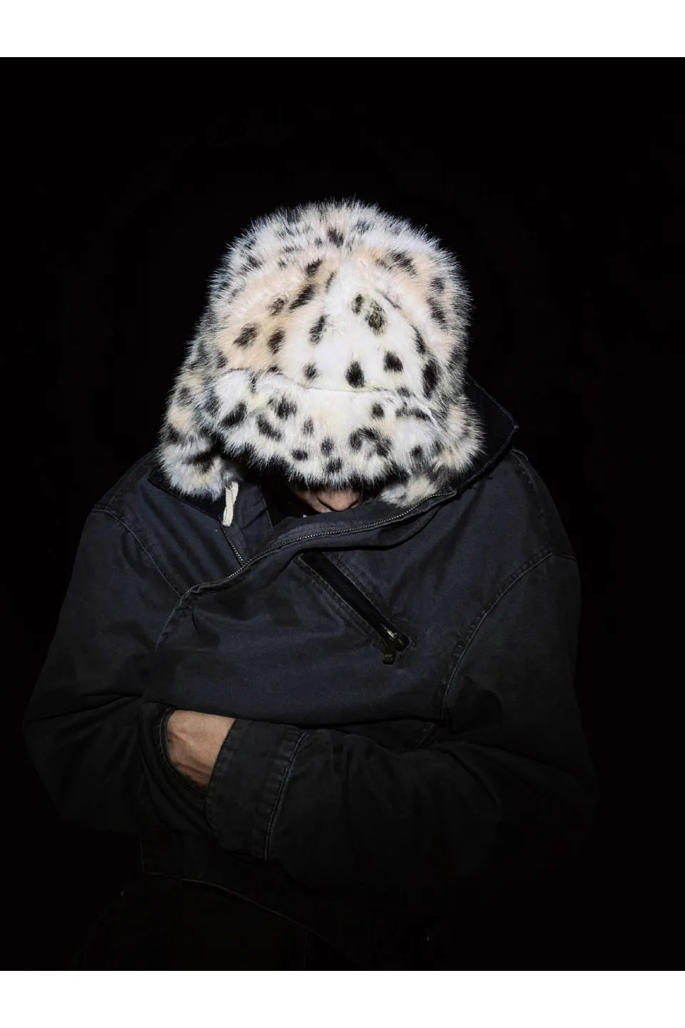 Lynx Leopard Faux Fur Plush Hat