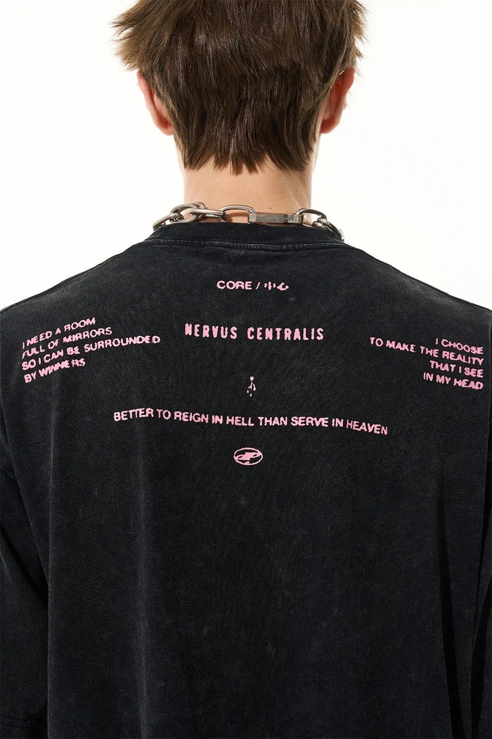 M Bar Strip Code Print Shot Sleeve