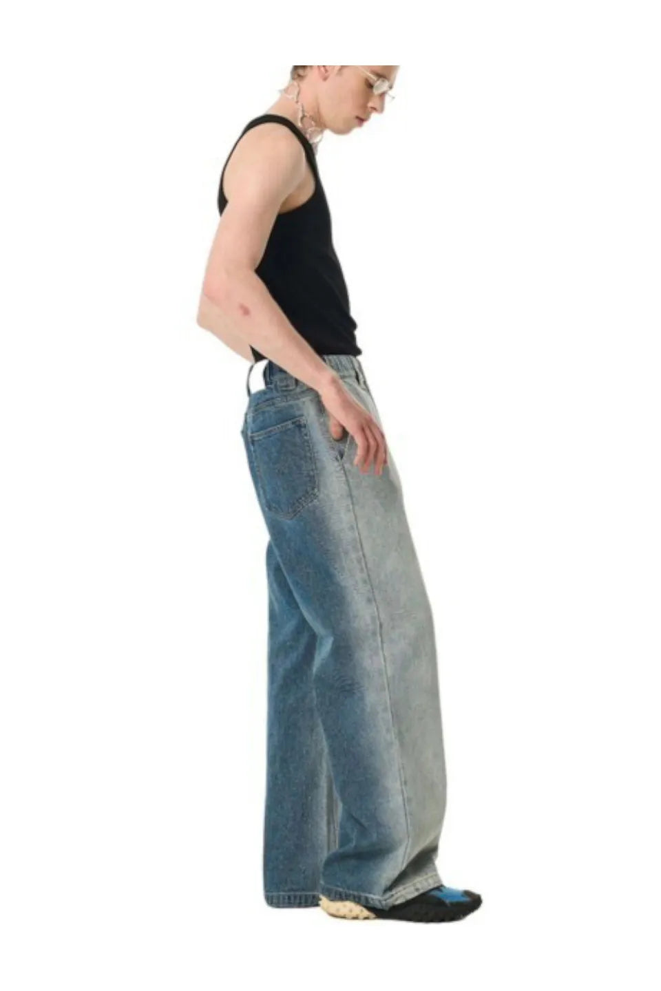 M Gradient Water Washing Jeans