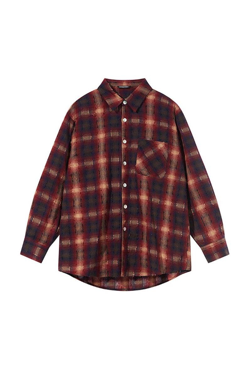 MODITEC モディテック M Hairy Grid Shirt 長袖シャツ モディテック 