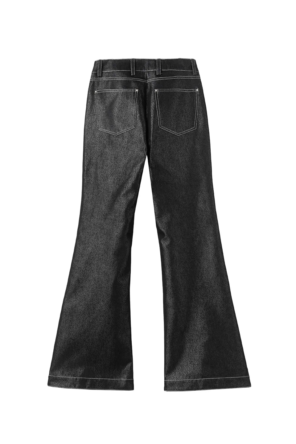 Metallic Shimmer Bootcut Jeans