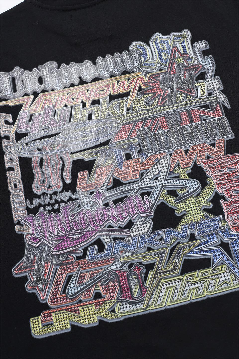 Multi Logo Iced Out Tee