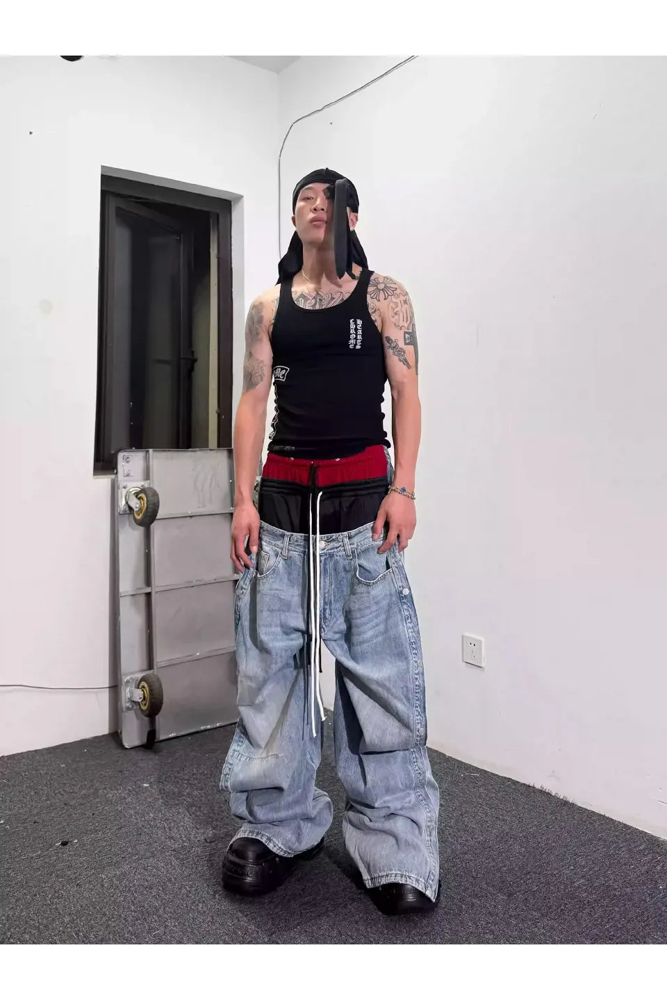 Multi Saggin Washed Denim