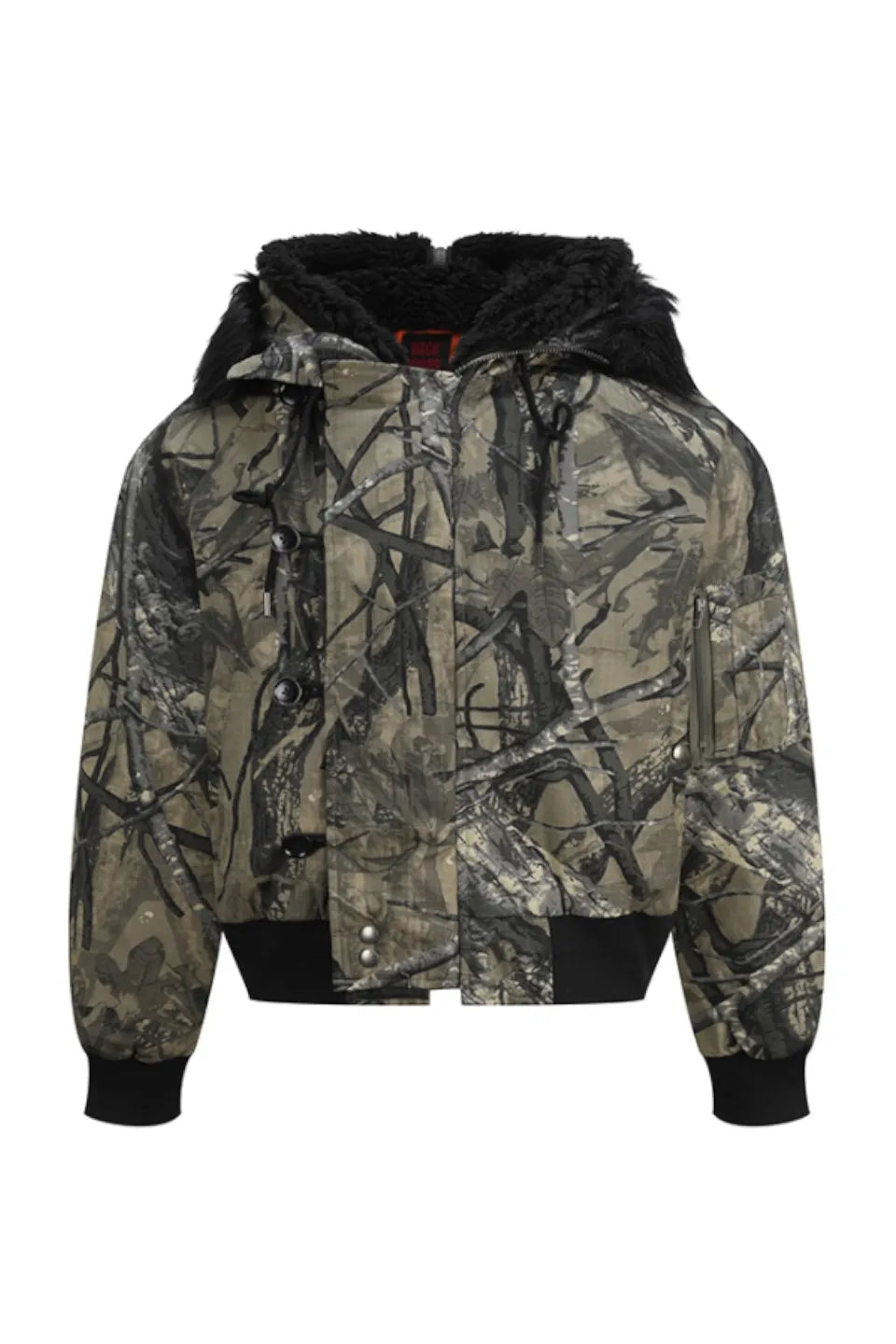 N2B Tear Resistant Branch Camouflage and Winter Thickened Cotton Jacket