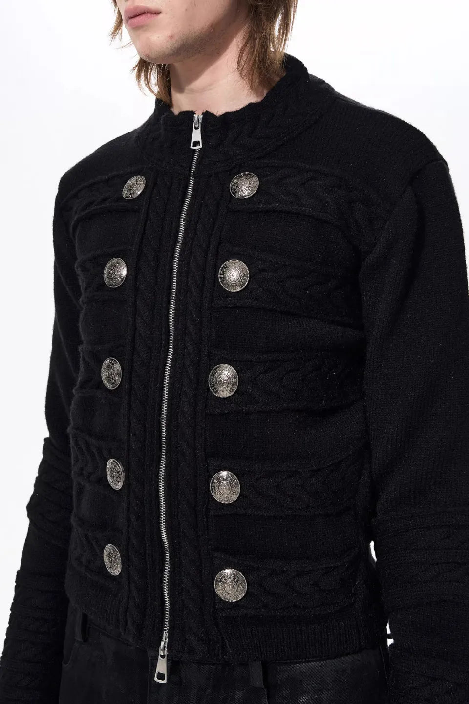 Napoleon Embellished Knit Cardigan