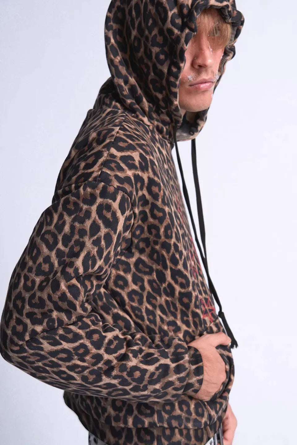 PAIN Leopard Print Hoodie