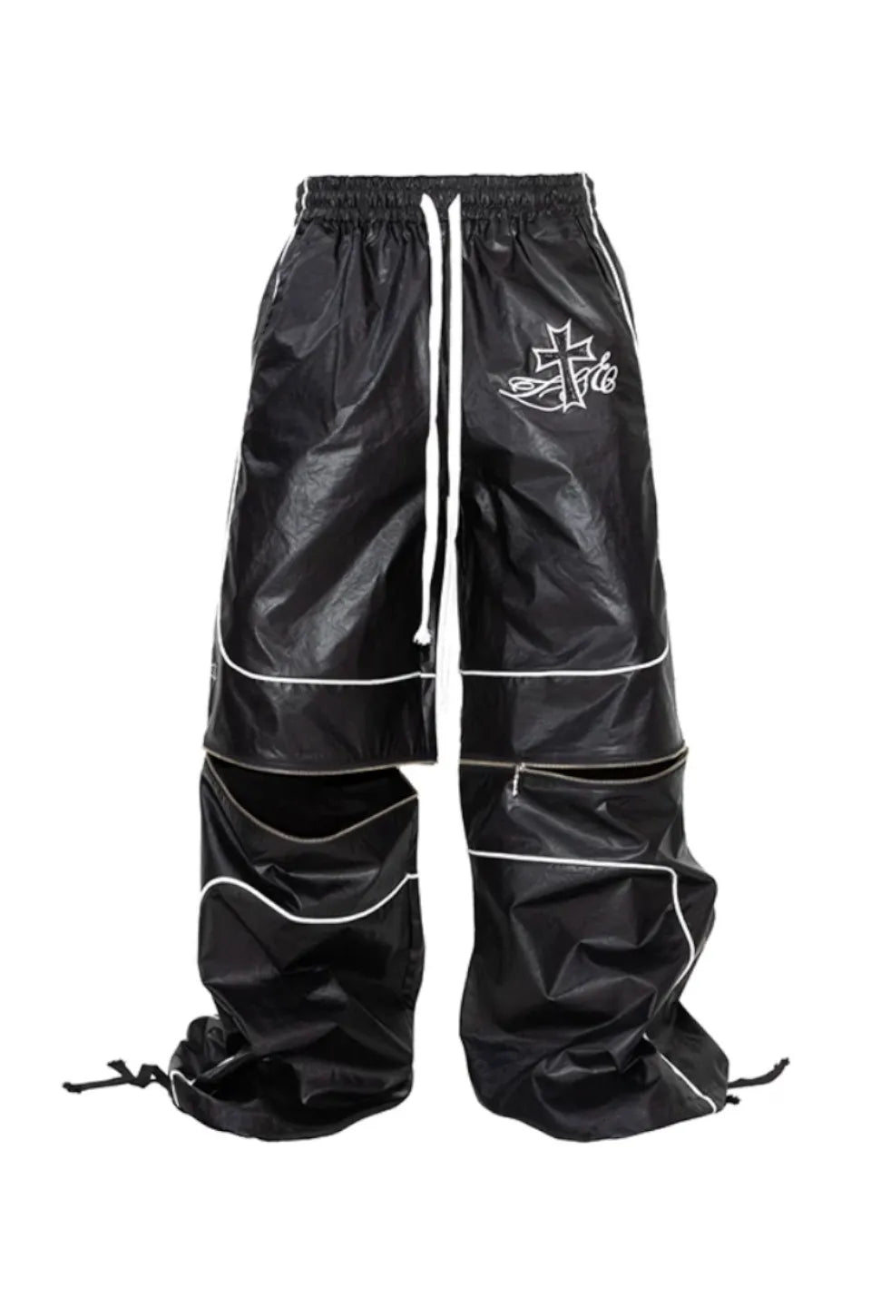LoseControlEdge | PU Coated 2Way Convertible Cargo Pants マルチ
