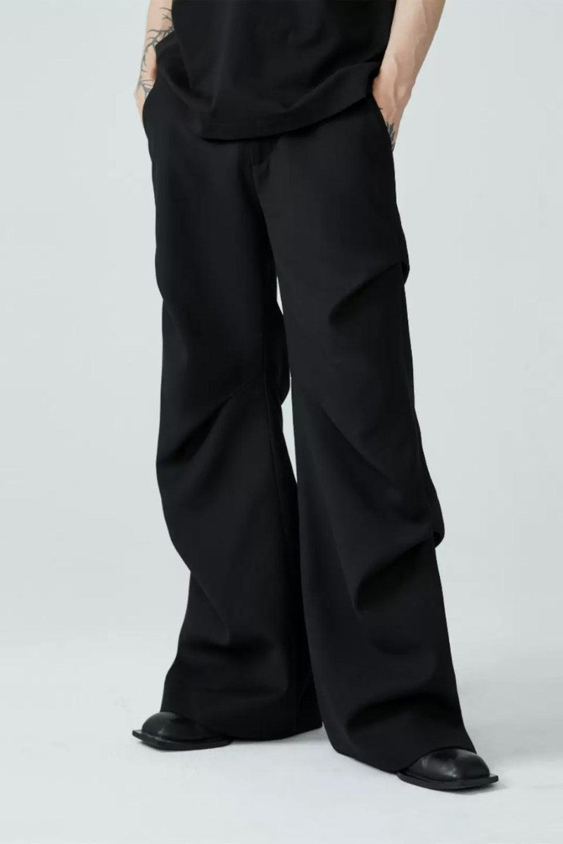 FRKM SCD - Pleated Wide Leg Pants - パンツ