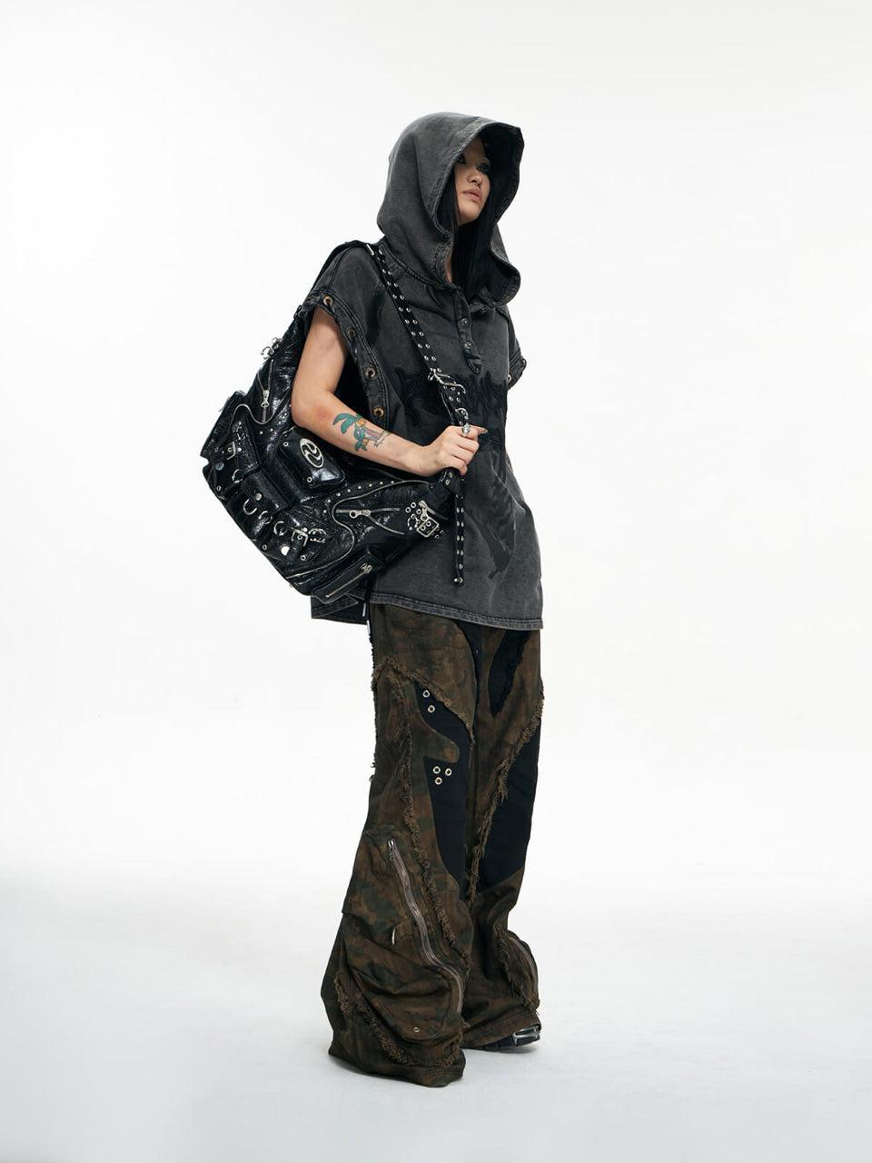 Punk Sheepskin Bag