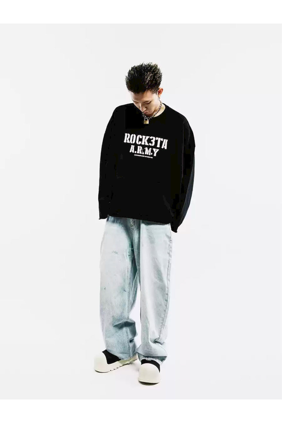 Reversible ARMY Crew Neck Sweat