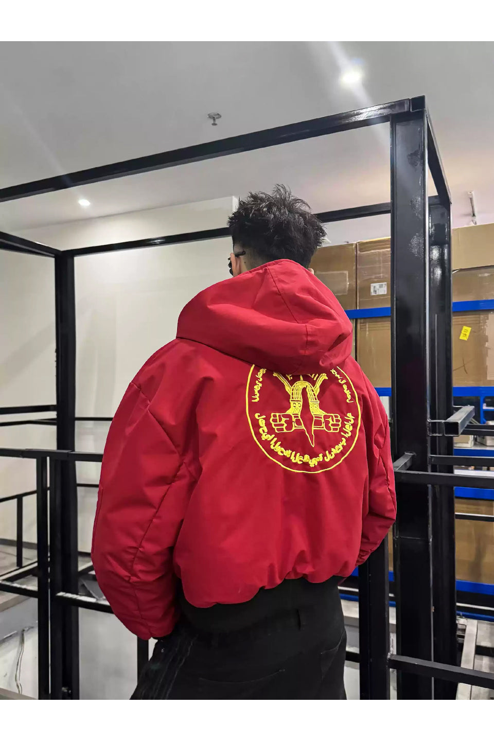 Reversible Hooded Bomber Jacket
