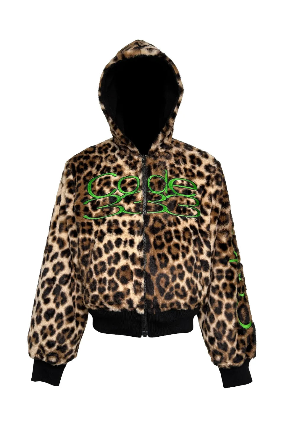 PCCVISION | Reversible Leopard Hoodie Jacket ヒョウ柄 ファー