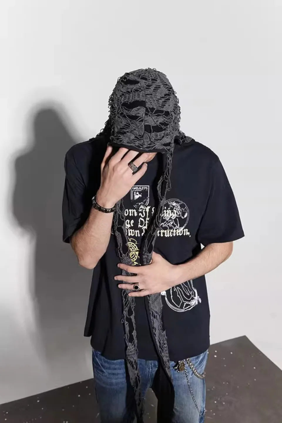 Ripped Bunny Ears Durag