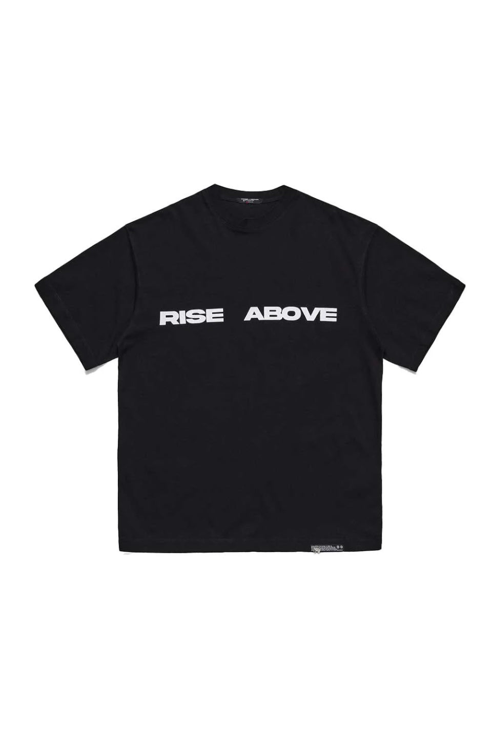 Rise Above Wolf Print T-Shirt